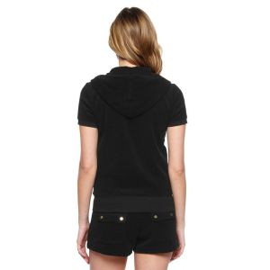 Juicy Couture Original Velour Tracksuits 607 2pcs Women Suits Black