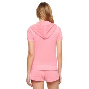 Juicy Couture Original Velour Tracksuits 607 2pcs Women Suits Pink